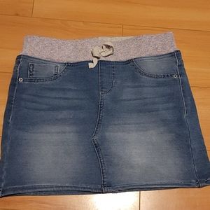 Denim skort